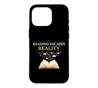 Book Lover Reading Escapes Reality Library Case for iPhone 16 Pro