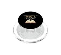 Book Lover Reading Escapes Reality Library PopSockets PopGrip for MagSafe