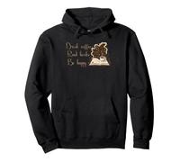 Book Lover Reading Nerd Coffee Read Books Be Happy Pullover Hoodie