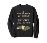 Book Lover Reading Quote Cozy Fiction Fan Aesthetic Sweatshirt