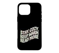 Book Lover Stay Cozy Keep Warm Read More Retro Case for iPhone 16 Pro Max