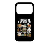 Book Lover Things I Do in My Spare Time Funny Bookish Design Case for iPhone 17 Pro