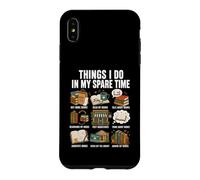 Book Lover Things I Do in My Spare Time Funny Bookish Design Case for iPhone XS Max