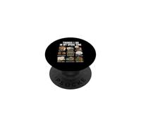 Book Lover Things I Do in My Spare Time Funny Bookish Design PopSockets Adhesive PopGrip