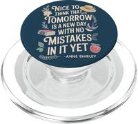 Book Lover Tomorrow Quote Anne Shirley PopSockets PopGrip for MagSafe
