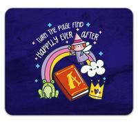 Book Lover Turn the Page Happily Ever After Mouse Mat Pad 24cm x 19cm