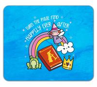 Book Lover Turn the Page Happily Ever After Mouse Mat Pad 24cm x 19cm
