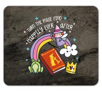 Book Lover Turn the Page Happily Ever After Mouse Mat Pad 24cm x 19cm