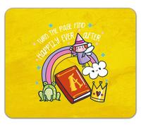 Book Lover Turn the Page Happily Ever After Mouse Mat Pad 24cm x 19cm