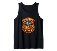 Book Lover Vibes Cozy Reading Night Scene Tank Top