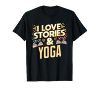 Book Lover Yoga Humor for Readers Who Love Stories T-Shirt