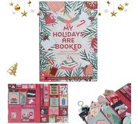 Book Lovers Advent Calendar - My Holidays Are Booked, Bookish Joy with 25 Days of Literary-themed Surprises, 2025 Christmas Countdown Gift Box for Reading Lovers (1 pc)