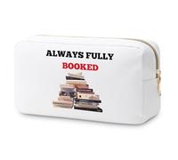Book Lovers Gifts Funny Bookish Gifts Makeup Bag Book Reader Gifts Librarian Themed Gifts Cosmetic Bag Christmas Birthday Gift for Literary Librarian Teacher Coworker Bookworm Women Toiletry Pouch