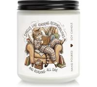 Book Lovers Gifts, Handmade Lavender Candle 7OZ, Book Accessories for Reading Lovers, Bookish Bookworm Graduation Presents for Reading Lovers Readers Librarian Women Men on Birthday Christmas