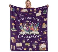 Book Lovers Gifts, Teacher Appreciation Gifts for Women, Graduation Gift for Her Him, Book Lover Blanket Gift- Soft Flannel Blanket 50" x 60"