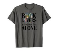 Book Lovers Never Go to Bed Alone for Book Lovers T-Shirt