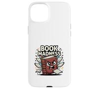 Book Madness Funny Reading Lover School Humor Design Case for iPhone 15 Plus