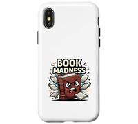 Book Madness Funny Reading Lover School Humor Design Case for iPhone X/XS