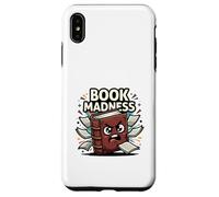 Book Madness Funny Reading Lover School Humor Design Case for iPhone XS Max