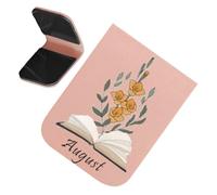 Book mark, PU leather retro book clip, magnetic bookmarks for marking pages, for children, adults and teenagers, for office, school, study and