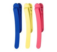 Book Markers with Paper Clip, Automatic Silicone Bookmarks - 3X Page Clips for Journaling | Smart Book Reading Feminine Bookmarks Stay Put and Follow