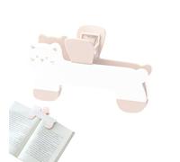 Book Marks Clip - Cat Design Read Fixing Tool 12.9x7.8cm | Kitten Reading Aid Fixed Book Clip | for Students Teachers Teens | Lightweight Books Page Fixing Tool for Reading Studying Working Travel