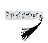 Book Marks Tassels and Book Marks Quran for Creative Note Taking and Filing Colorful Acrylic Paper Clips