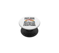 Book Mom Cat Lover Cats Before Everything PopSockets Adhesive PopGrip