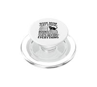 Book Mom Cat Lover Cats Before Everything PopSockets PopGrip for MagSafe