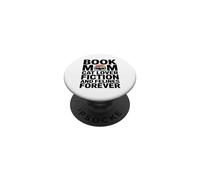 Book Mom Cat Lover Fiction And Felines Forever PopSockets Adhesive PopGrip