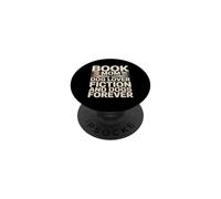 Book Mom Dog Lover Fiction And Dogs Forever Reading PopSockets Adhesive PopGrip