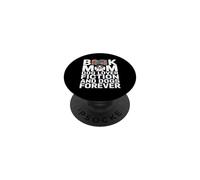 Book Mom Dog Lover Fiction And Dogs Forever Reading PopSockets Adhesive PopGrip