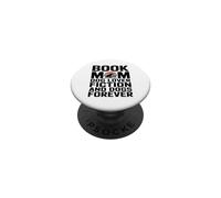 Book Mom Dog Lover Fiction And Dogs Forever Reading PopSockets Adhesive PopGrip