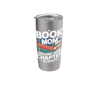 Book Mom Just One More Chapter Always Reading Stainless Steel Insulated Tumbler