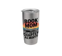 Book Mom Just One More Chapter Always Reading Stainless Steel Insulated Tumbler