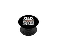 Book Mom My Books And Dogs Need Me PopSockets Adhesive PopGrip
