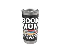 Book Mom Turning Pages No Plans Reading Lover Stainless Steel Insulated Tumbler