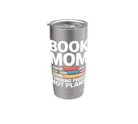 Book Mom Turning Pages No Plans Reading Lover Stainless Steel Insulated Tumbler