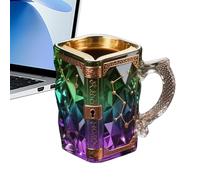 Book Mug - Ceramic Home Kitchen Drinkware | Fantasy Mystery Code Lock Reading Coffee Cup | for Hot Cold Drinks Beverages Wine Latte Water Milk Hot Cocoa