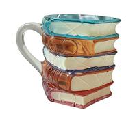 Book Mug - Novelty Coffee Drinkware, Tea Beverage Cup Design, Ceramic Build, Smooth Comfortable Hold, Reusable Easy Wash, Creative Literary Gift Accessory | Readers Enthusiast Women Me
