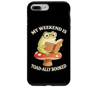 Book My Weekend Is Toad-ally totally Booked Frog Cottagecore Case for iPhone 7 Plus/8 Plus