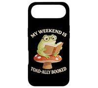 Book My Weekend Is Toad-ally totally Booked Frog Cottagecore Case for iPhone Air