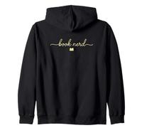 Book Nerd Book Enthusiast Literature Library Reader Zip Hoodie
