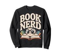 Book Nerd Cute Reading Lover Books Library Bookworm Sweatshirt