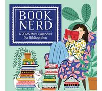 Book Nerd Mini Wall Calendar 2025