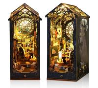 Book Nook ADDLIVE DIY Book Nook, DIY Miniature House, 3D Dollhouse Miniature Bookcase with LED Light, Puzzle, Decoration, Crafts, Gifts for Adults and Teenagers Ages 14+