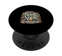 Book Nook Enthusiast Cozy Library Reader Collector PopSockets Adhesive PopGrip