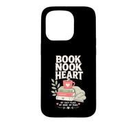 Book Nook Heart My Cozy Place Reading Lover Case for iPhone 15 Pro