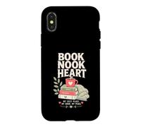 Book Nook Heart My Cozy Place Reading Lover Case for iPhone X/XS