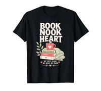 Book Nook Heart My Cozy Place Reading Lover T-Shirt